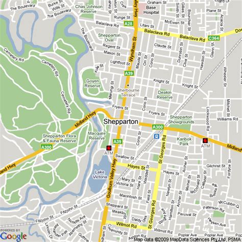 tamworth to shepparton|Map from Shepparton to Tamworth